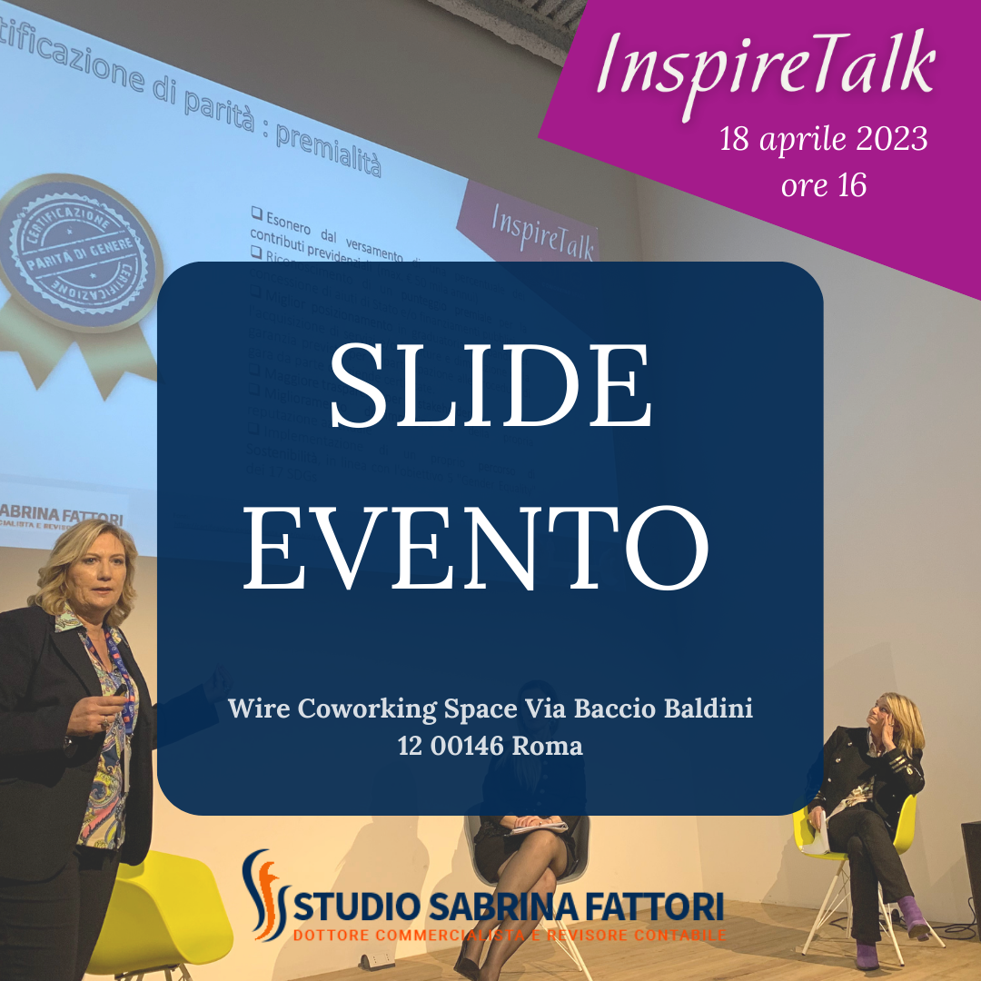 INSPIRE TALK - SLIDE EVENTO